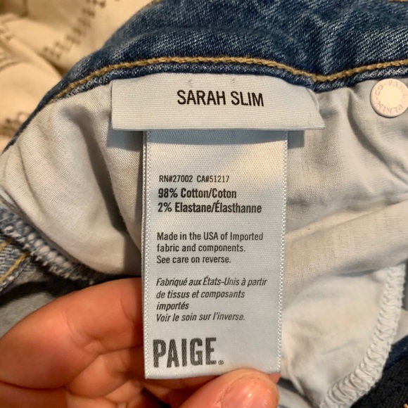 Paige blue jeans skinny leg - Picture 5 of 5